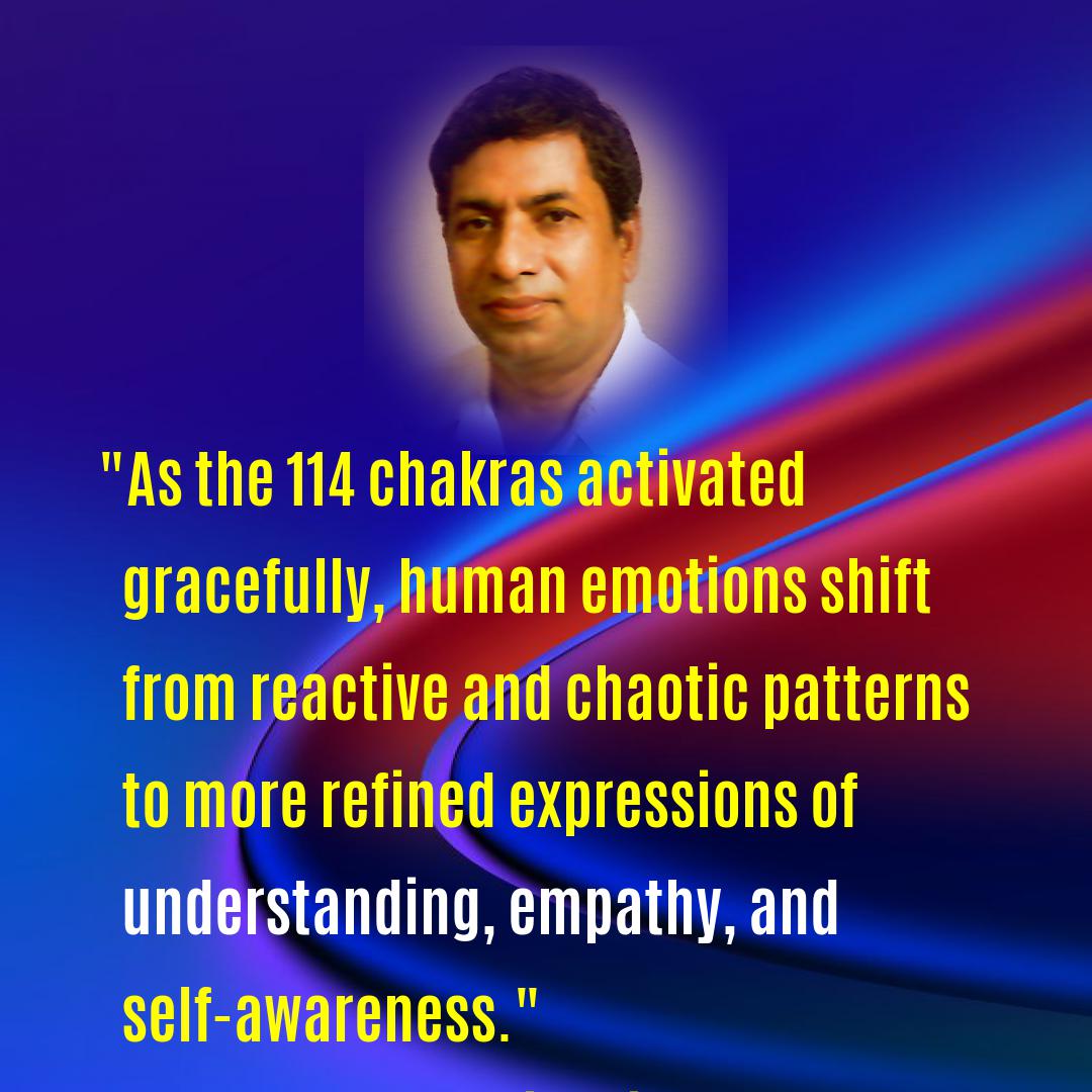sriamitray Facebook ad: As the 114 chakras activated gracefully, human emotions…