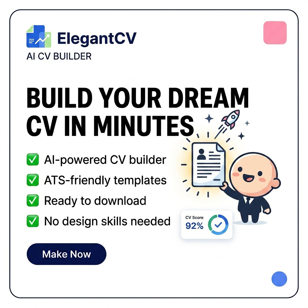 Elegant CV Facebook ad
