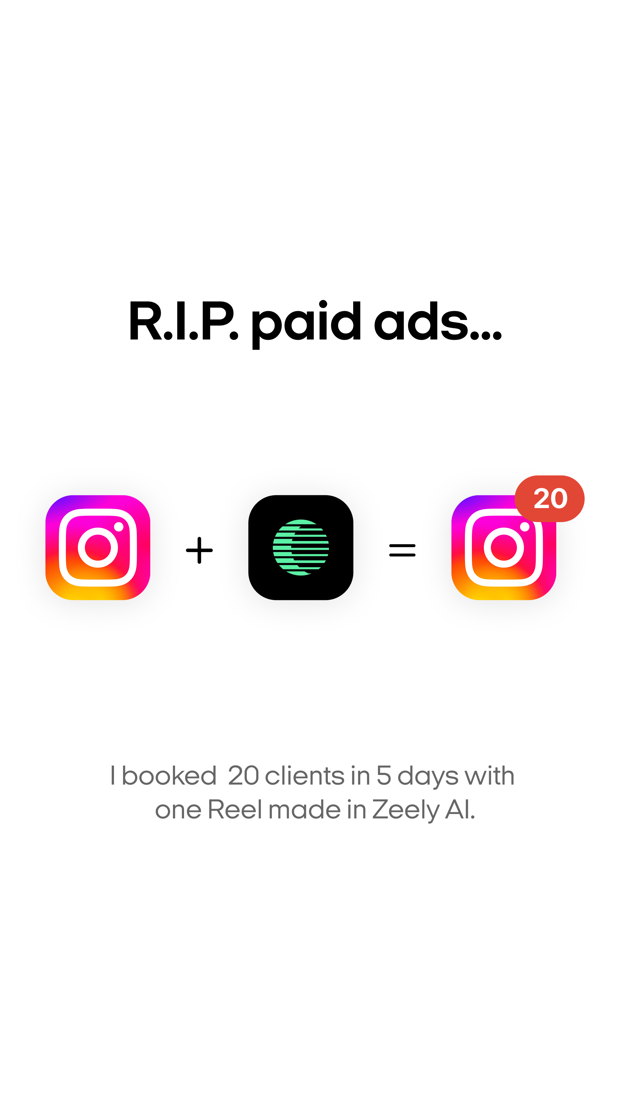 Zeely Facebook ad