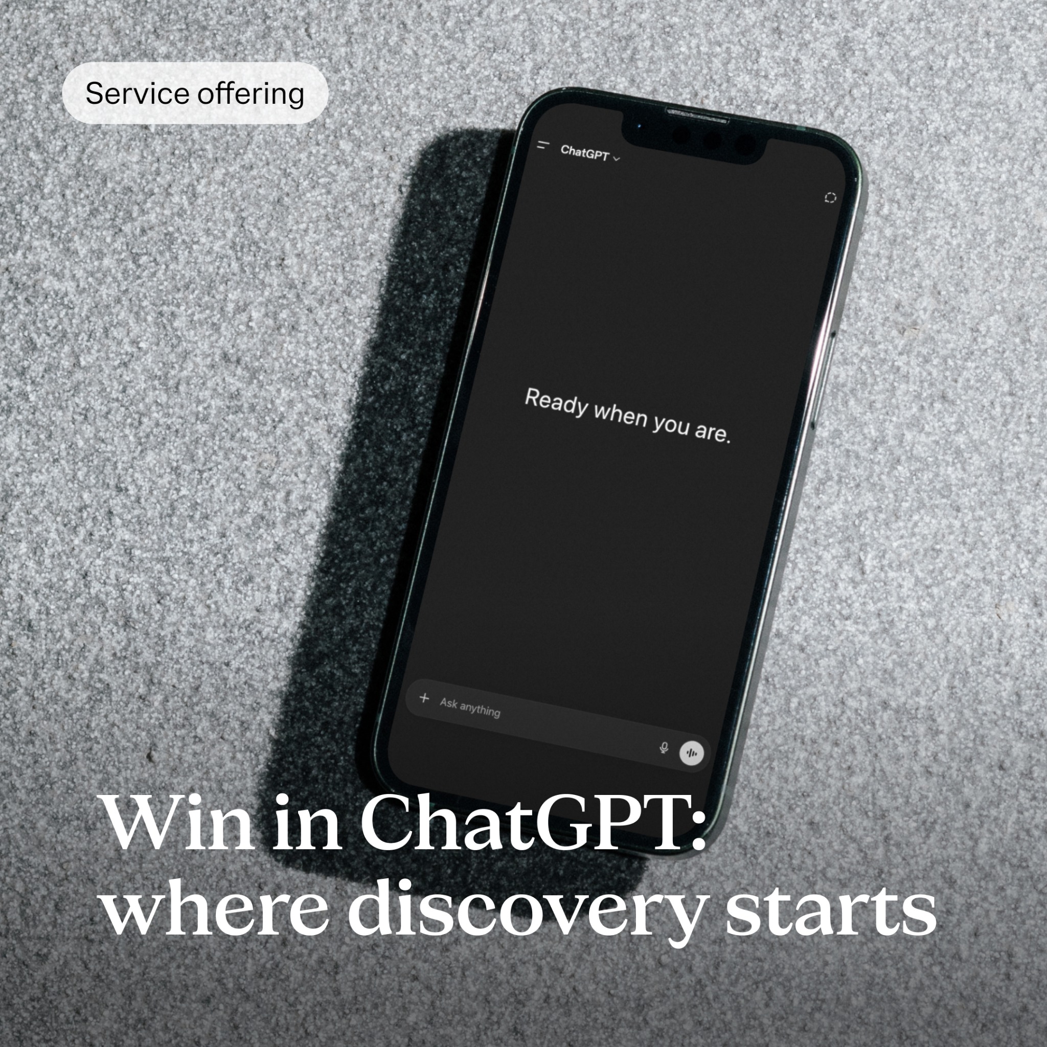Framna Facebook ad: ChatGPT is becoming a new entry point for…
