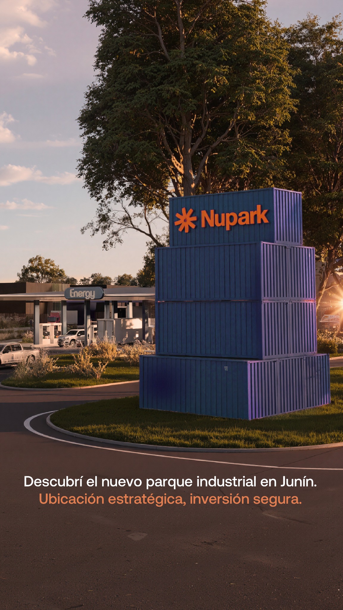Nupark Junín Facebook ad from Oct 30, 2025