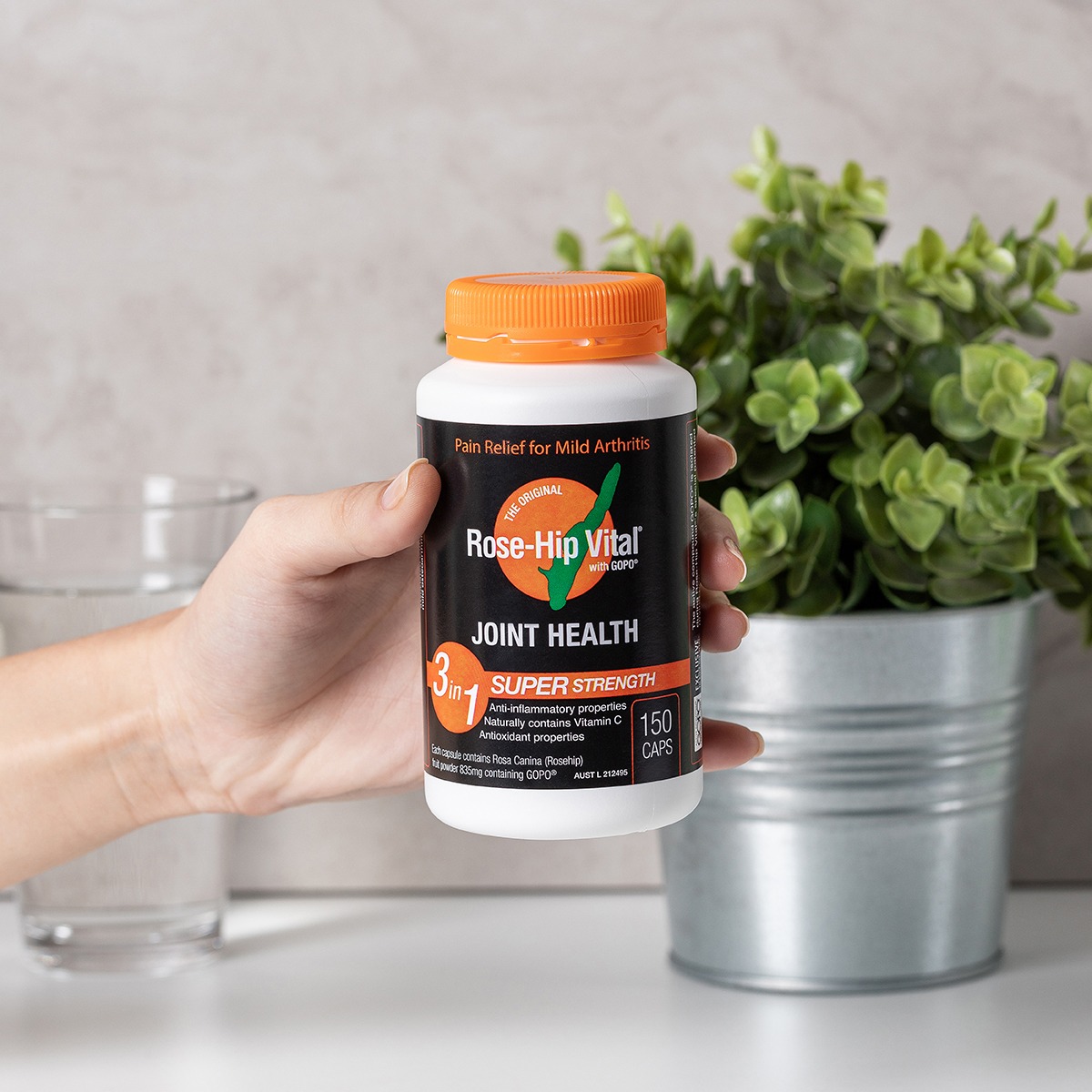 Rose-Hip Vital with GOPO Facebook ad: Relieve joint pain, reduce inflammation and improve…