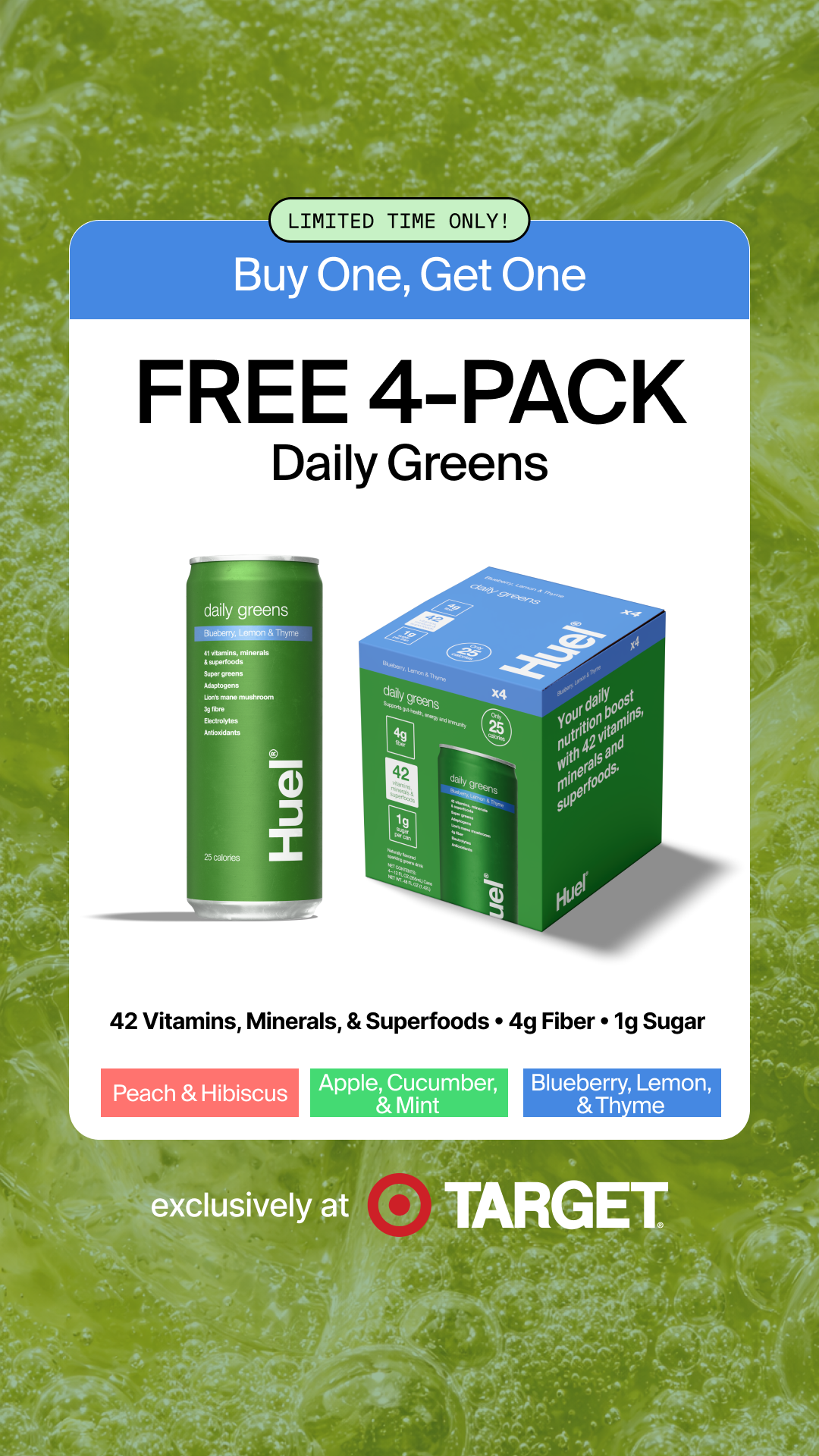 Huel Facebook ad