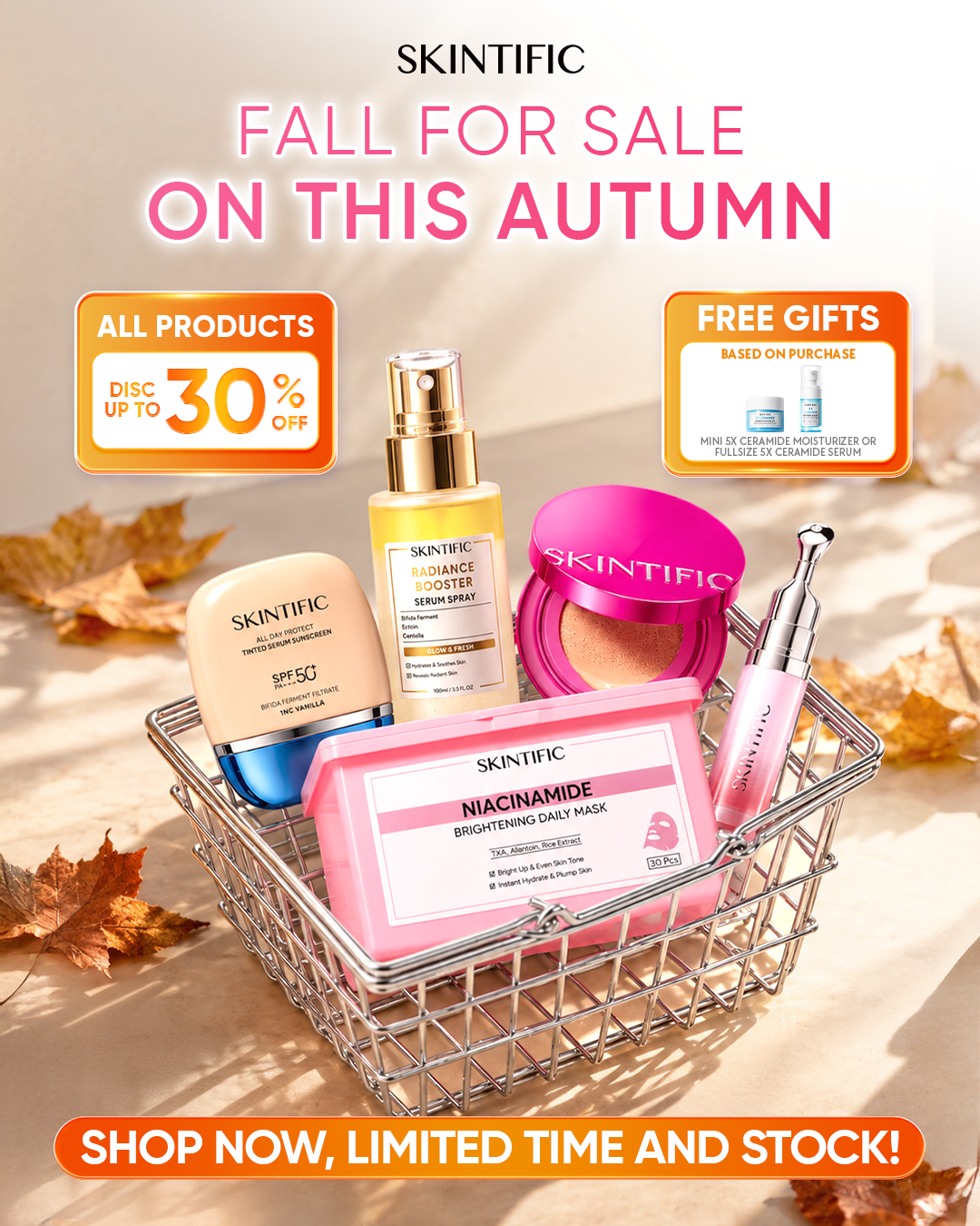 SkintificGlobal Facebook ad from Sep 30, 2026