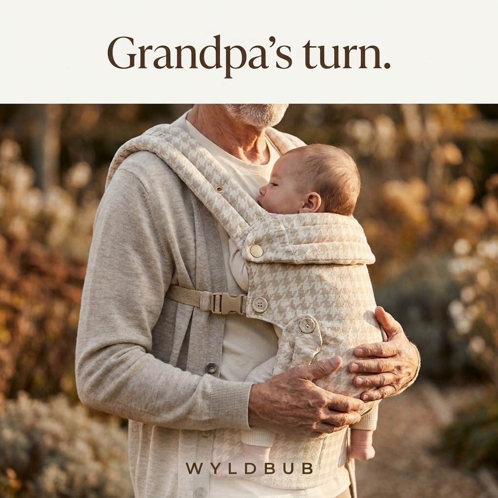 Wyld Bub Facebook ad: Grandpa's turn.