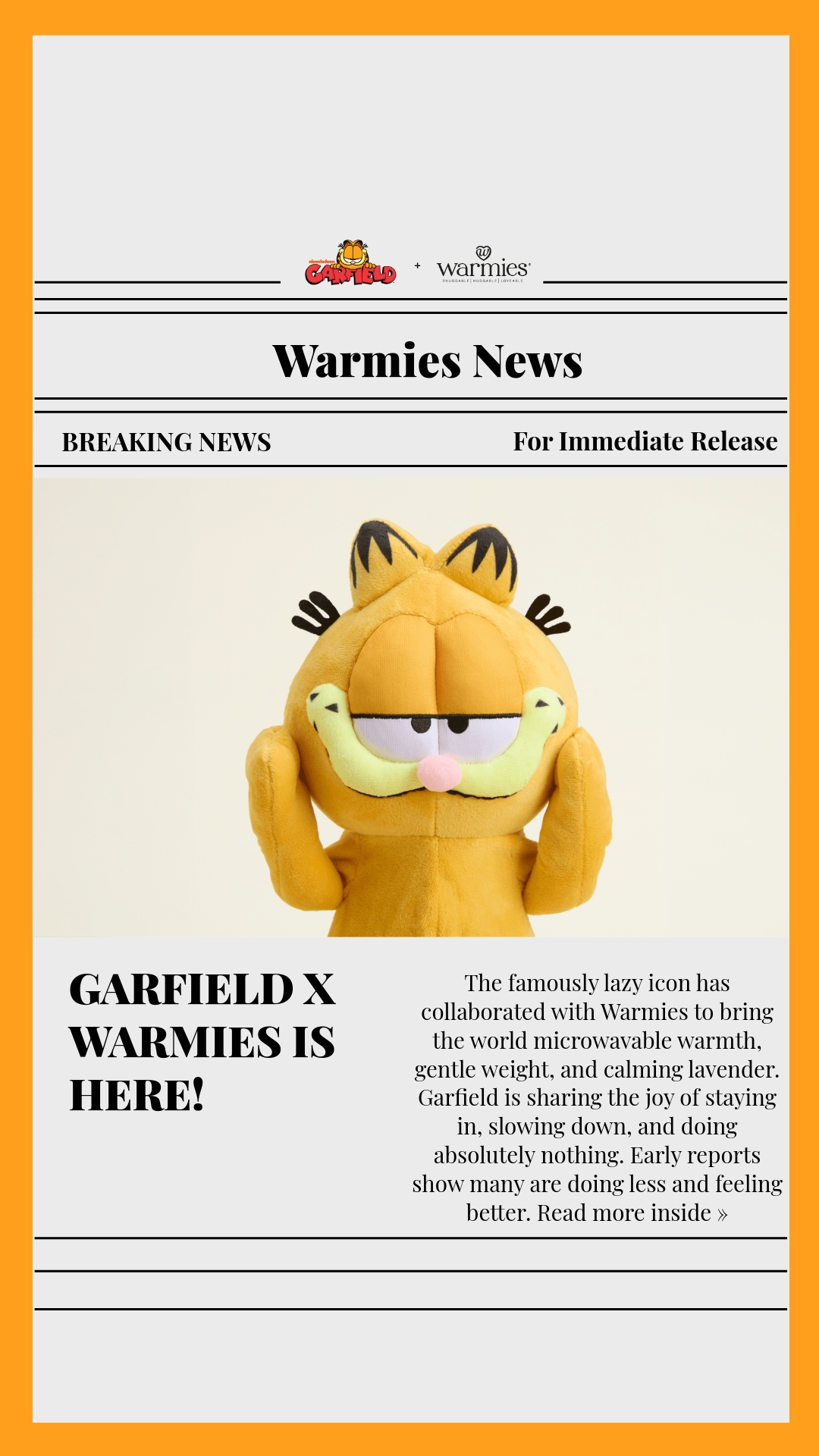 Warmies USA Facebook ad