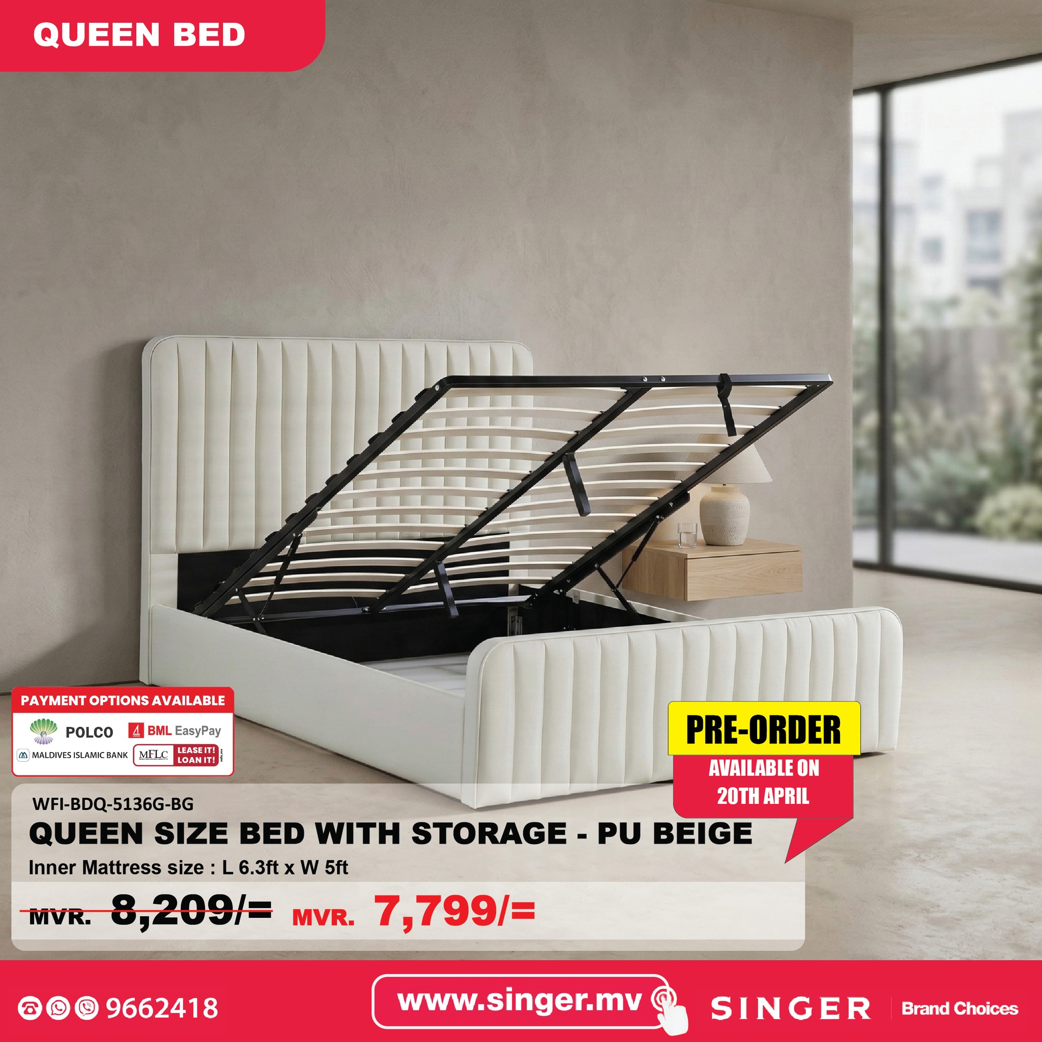 Singer.mv Facebook ad