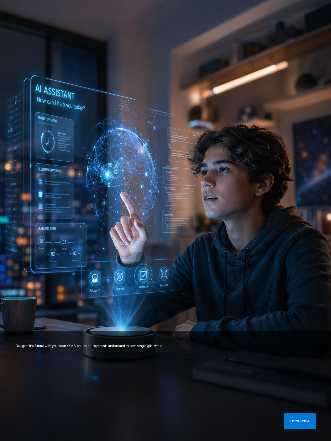 Teen AI Pathfinder Facebook ad