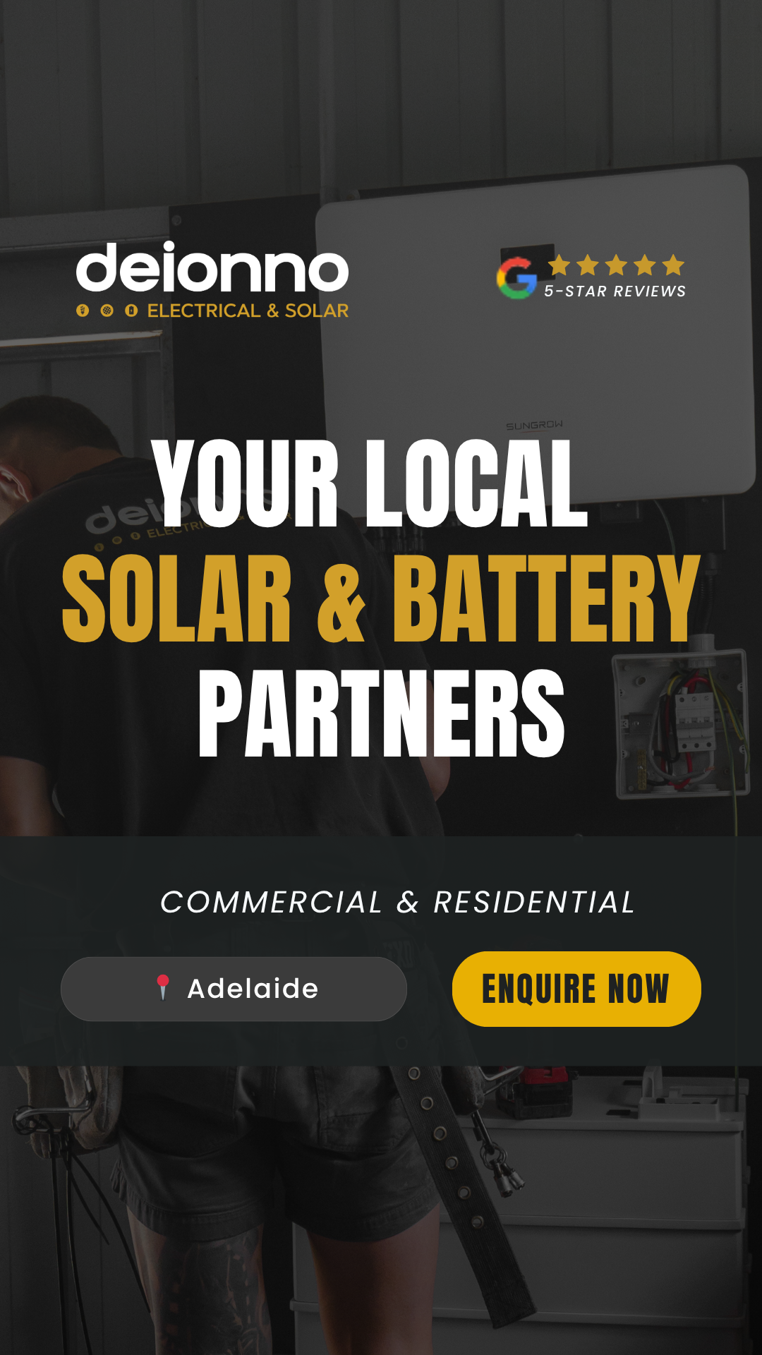 Deionno Electrical & Solar Facebook ad