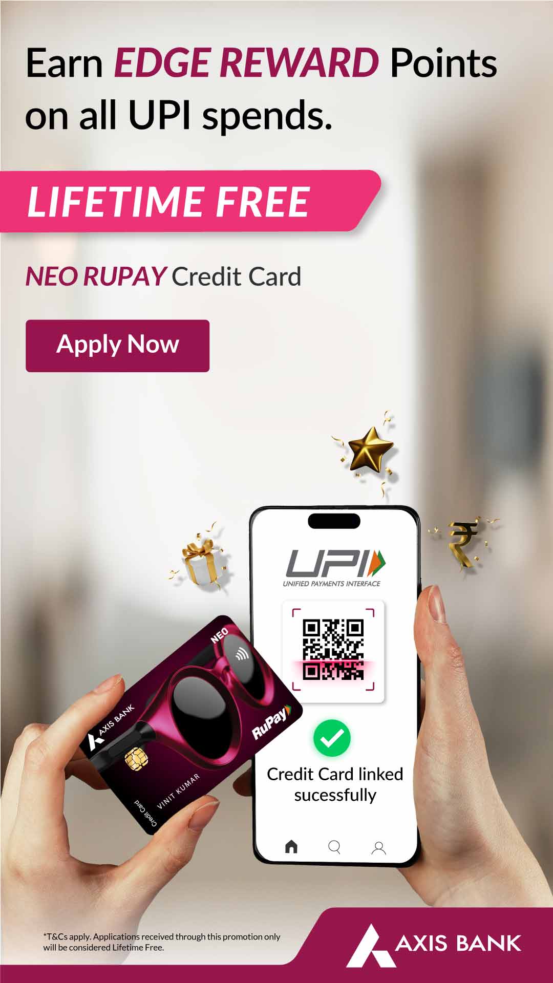 Axis Bank Facebook ad