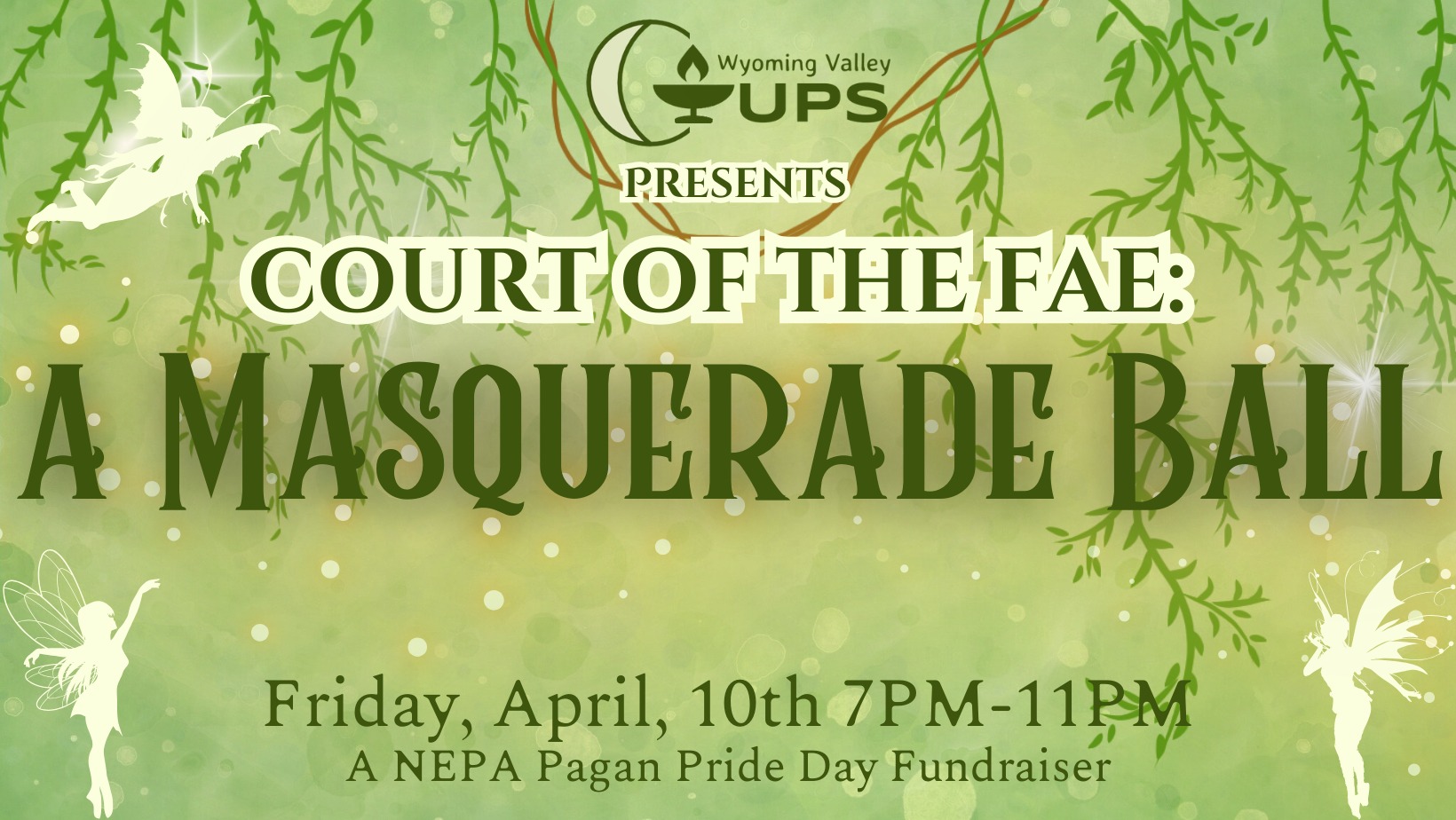 Wyoming Valley CUUPS Facebook ad: Court of Fae: A Masquerade Ball & NEPA Pagan Pride Day…