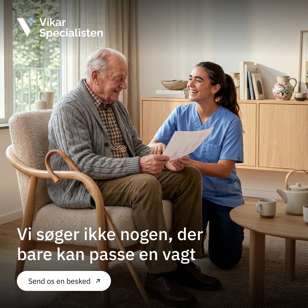 Vikar Specialisten ApS Facebook ad: Sommeren nærmer sig, og vi leder efter omsorgsmedhjælpere…