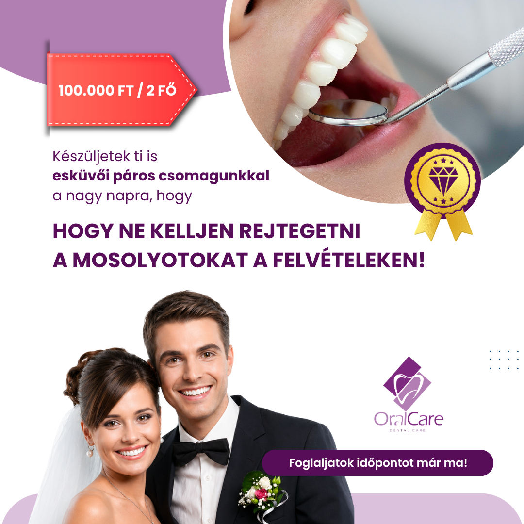 OralCare Hungary Facebook ad: Az esküvői képek örökre megmaradnak…