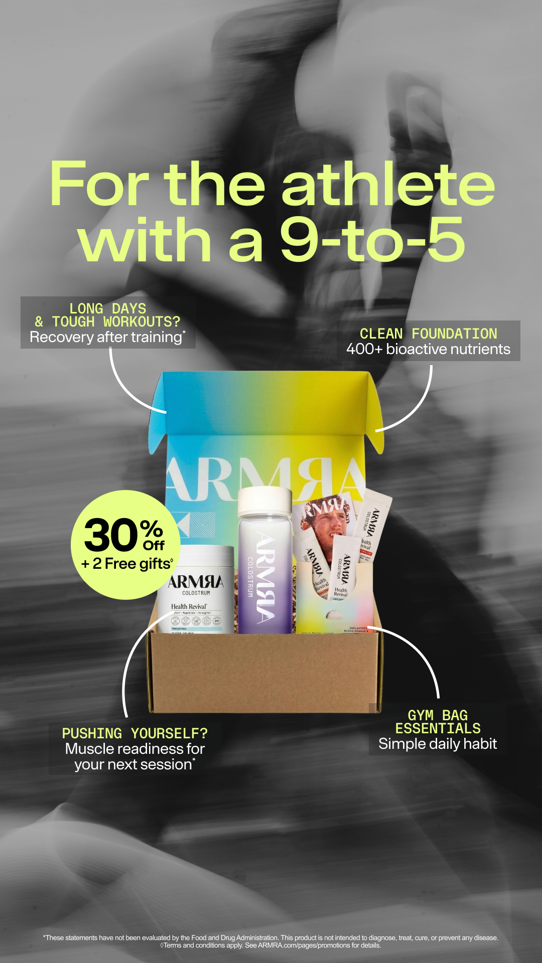 ARMRA Facebook ad