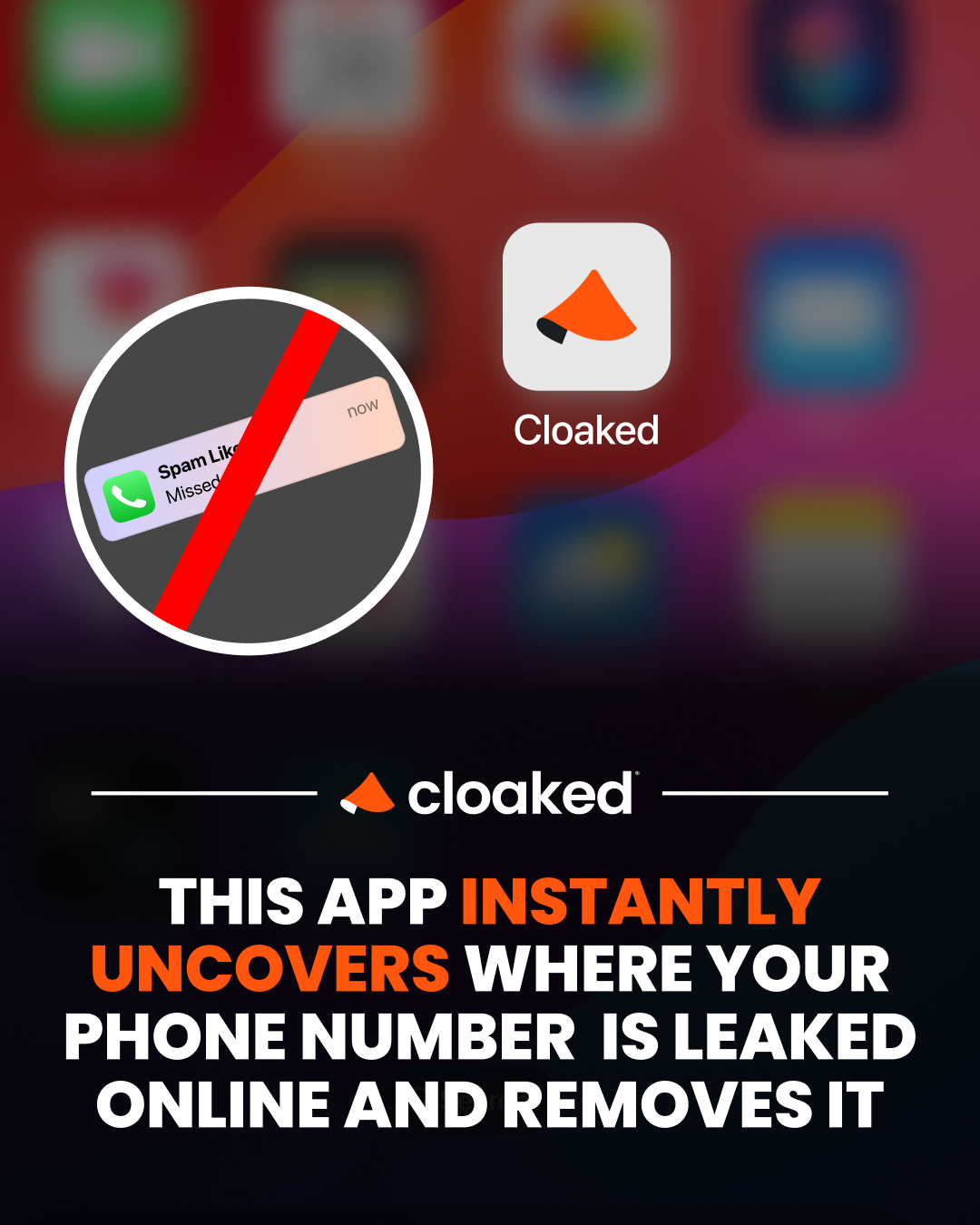 Cloaked Inc. Facebook ad