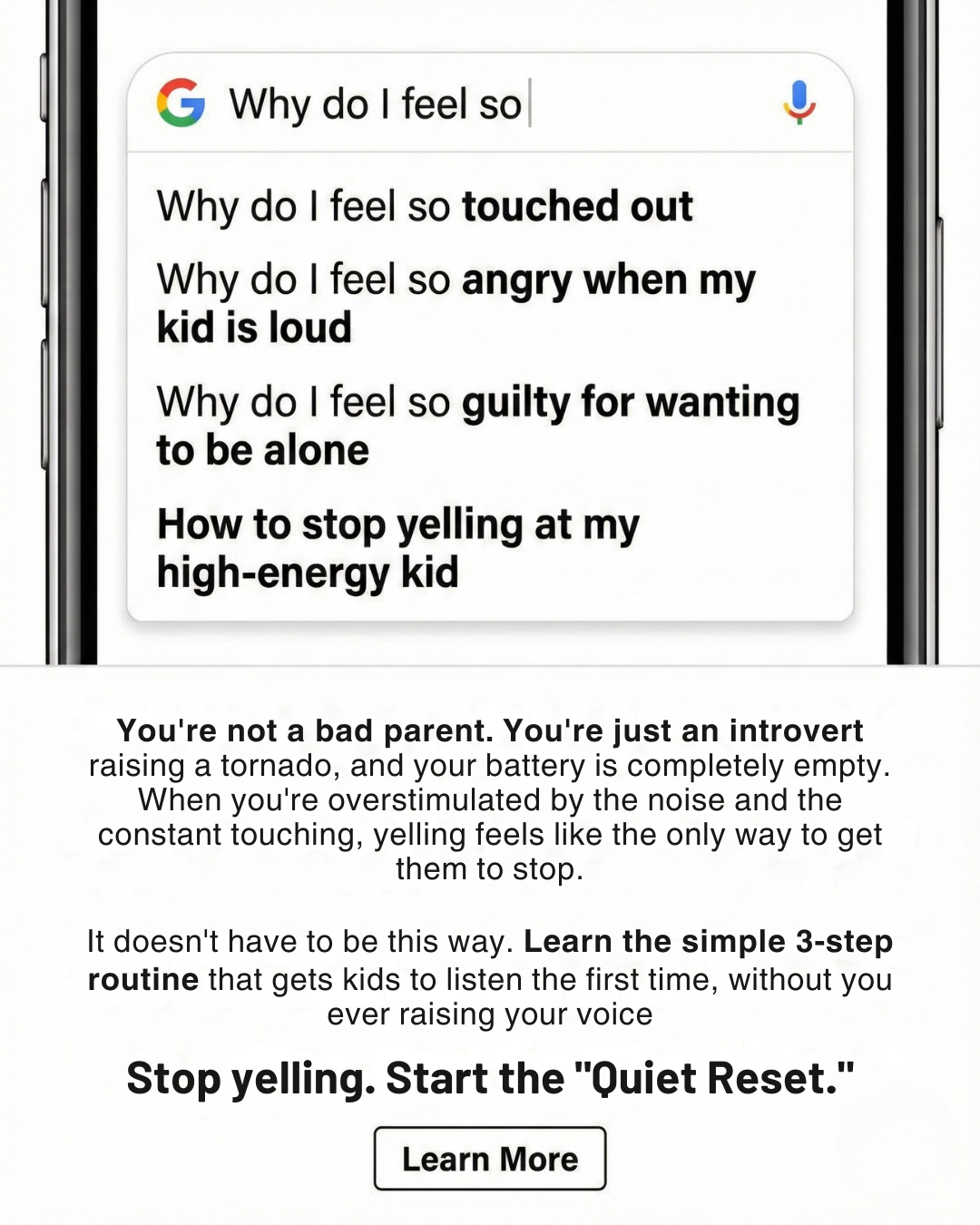 Parenting Leader Facebook ad