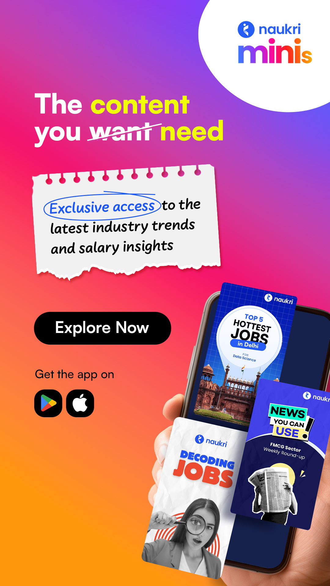 Naukri.com Facebook ad