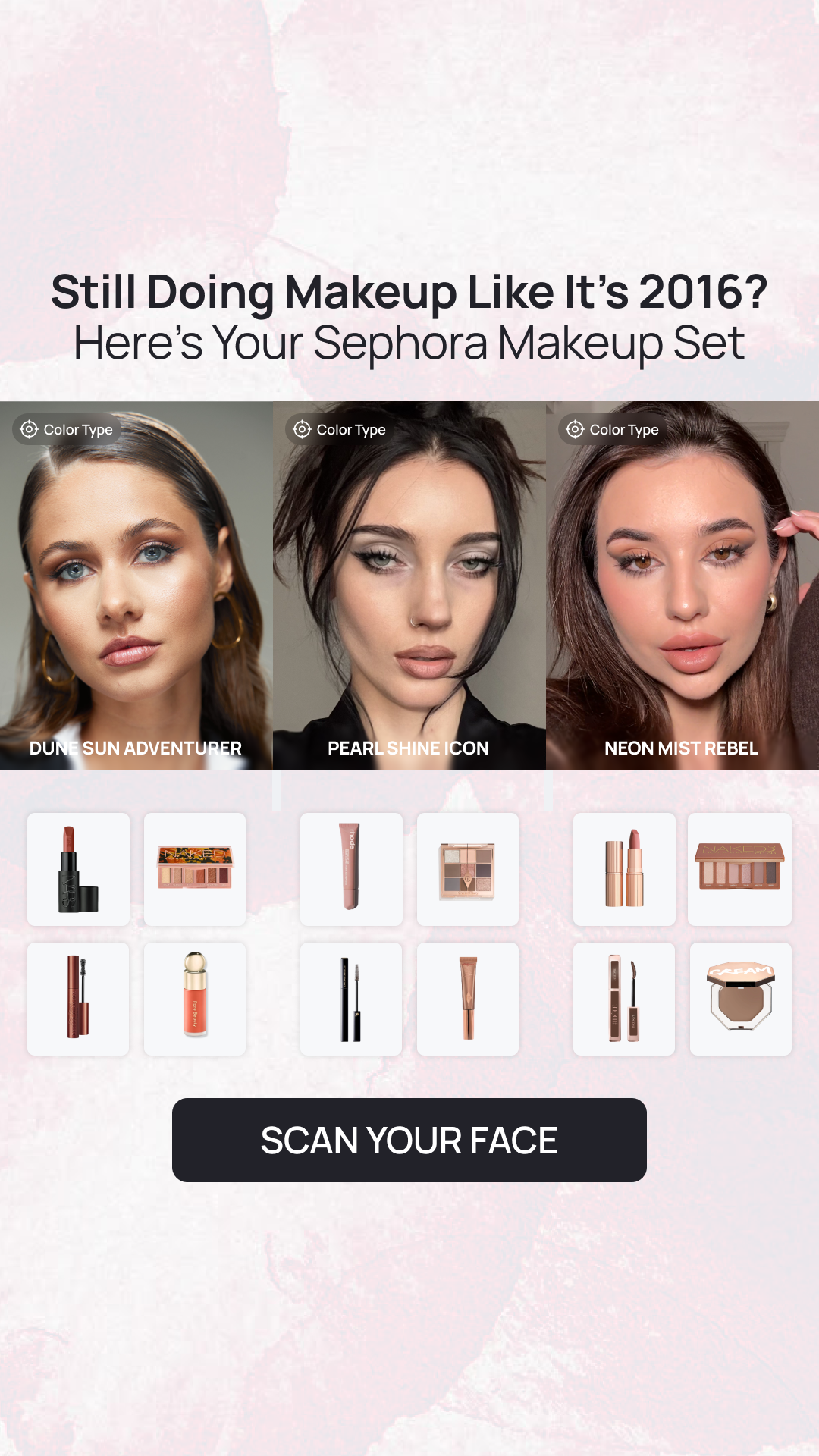 Beauty Transformation Program Facebook ad