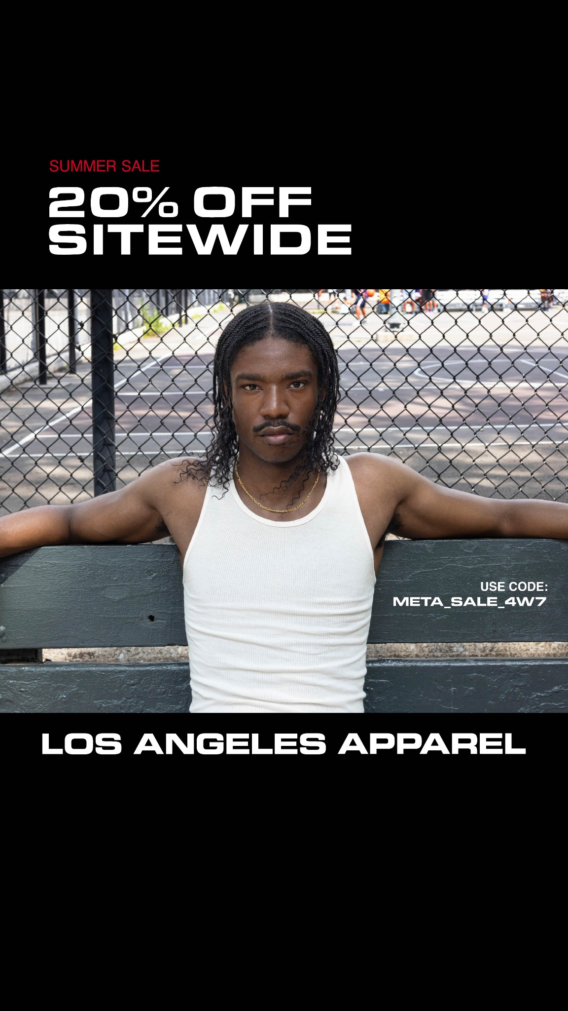 Los Angeles Apparel Facebook ad