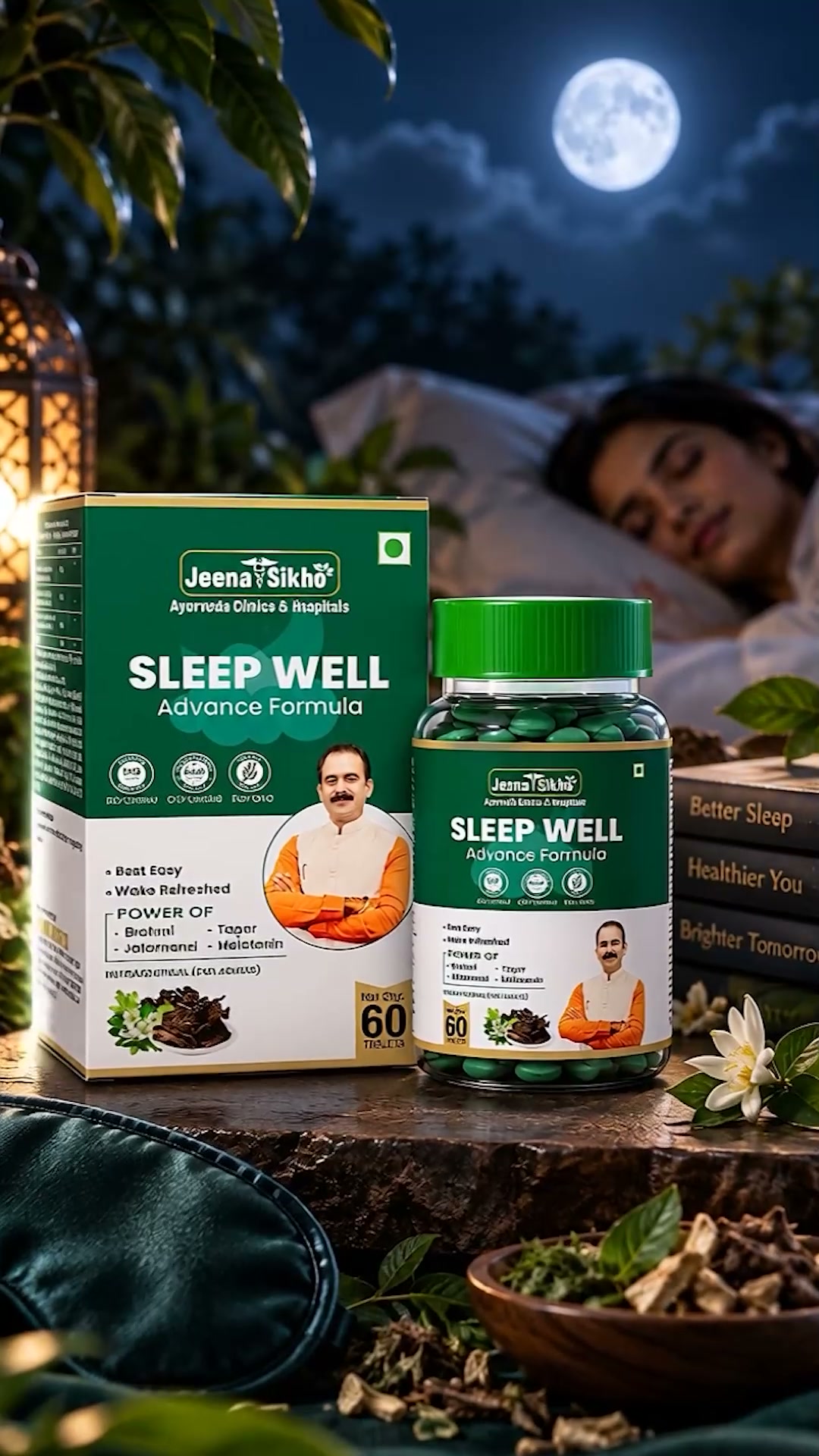 Jeena Sikho Shop Facebook ad: Ayurvedic Support For Better Sleep