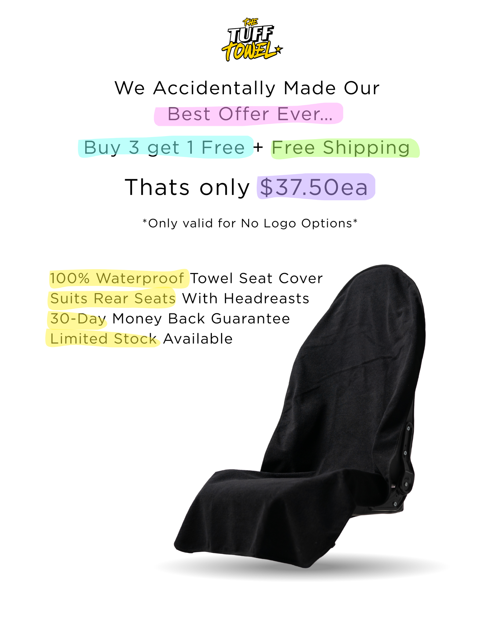 The Tuff Towel Facebook ad