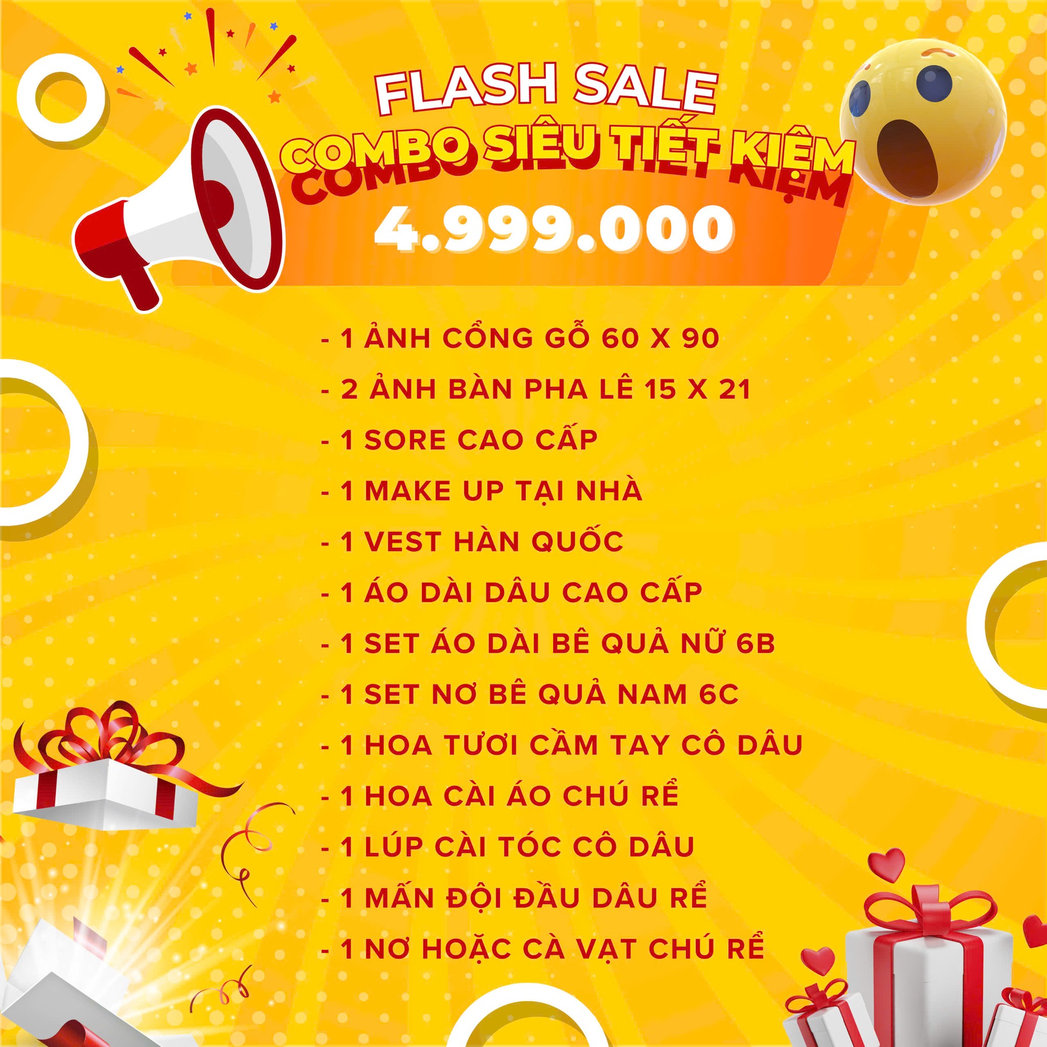 Huyền Wedding Facebook ad: CƯỚI TẸT GA, KHÔNG LO GIÁ!