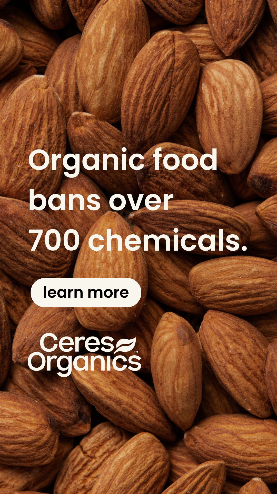 Ceres Organics Facebook ad