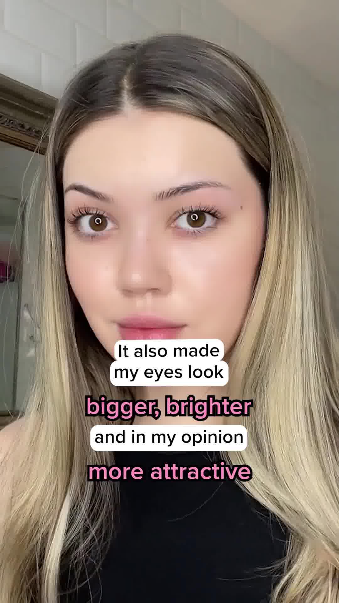 Luxe Cosmetics UK Facebook ad: Bigger, Brighter Looking Eyes With This
