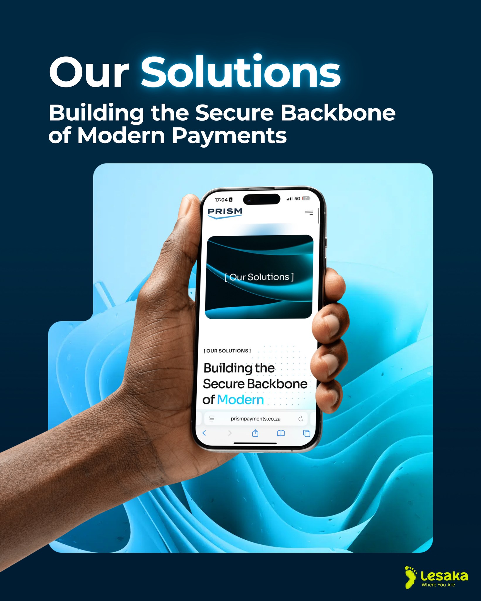 Prism Payment Solutions Facebook ad: The Secure Backbone of Modern Payments.