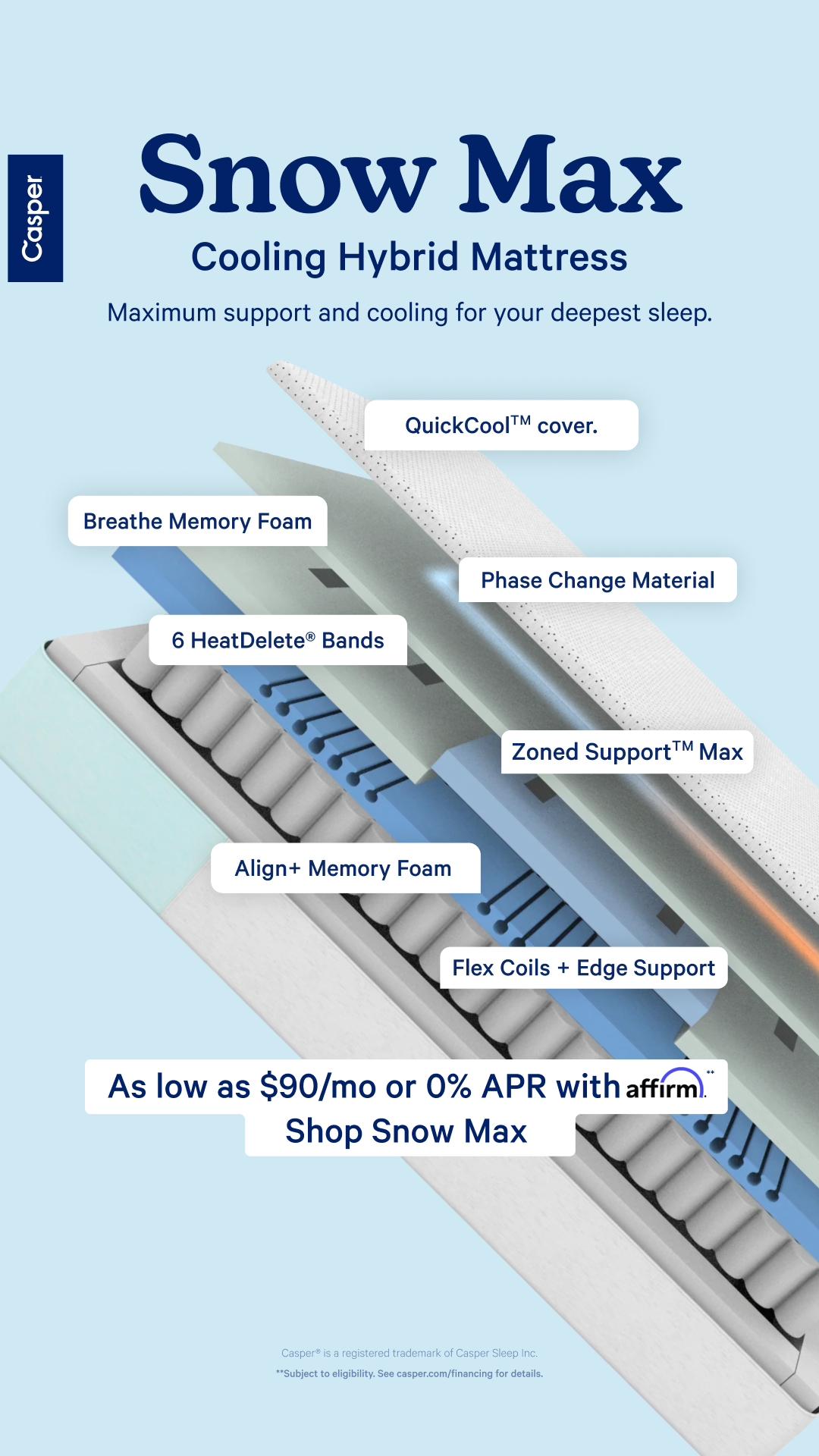 Casper Facebook ad