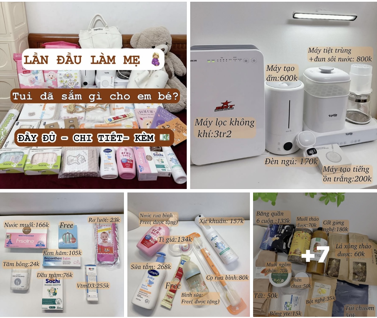 Mẹ Dâu Review Facebook ad: LẦN ĐẦU LÀM MẸ Tui đã sắm gì…