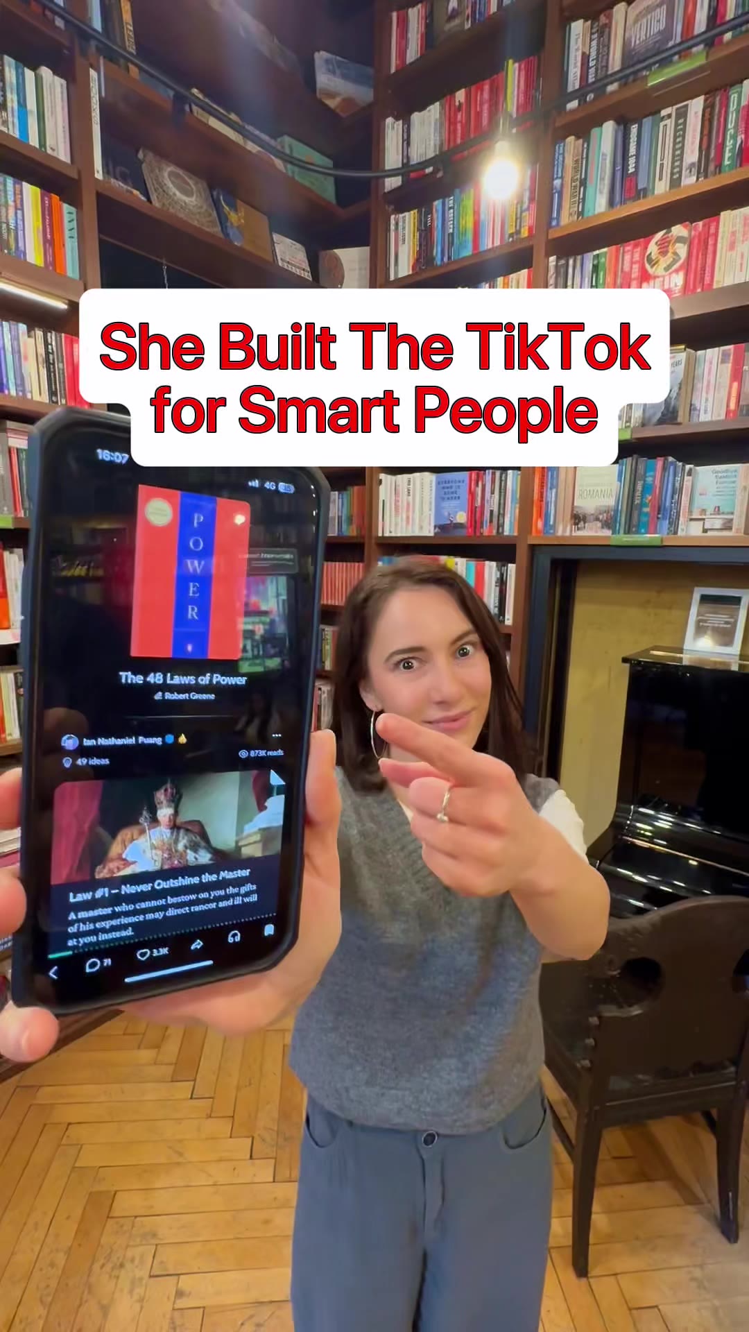 Deepstash Facebook ad: Be the Smartest in the Room