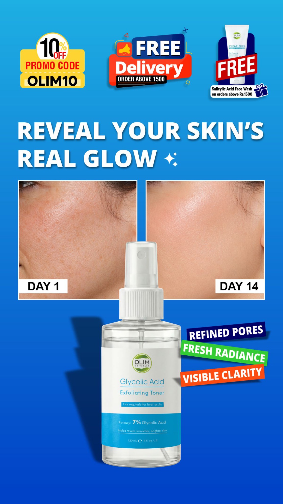 Olim Naturals Facebook ad