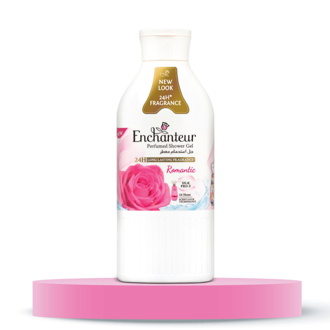 Enchanteur Facebook ad: Feel soft, fresh, and beautifully fragrant all day.