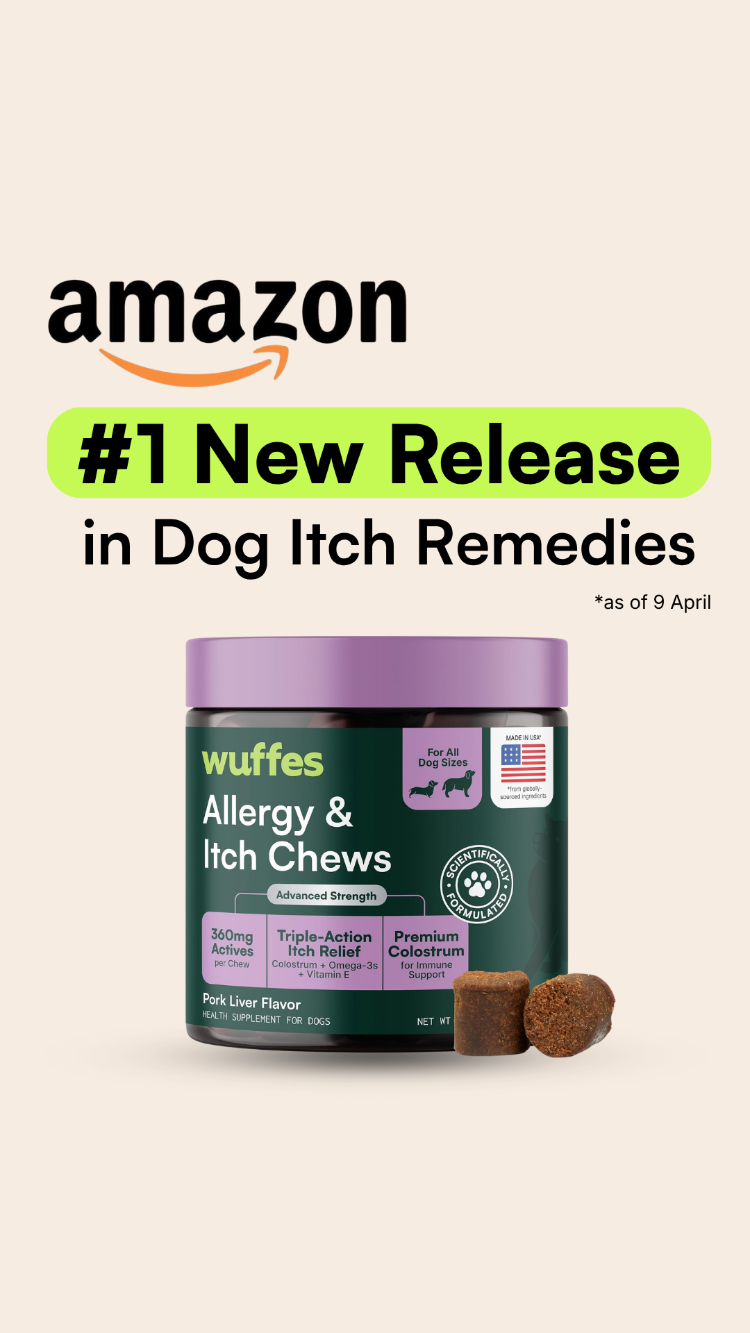 Wuffes Facebook ad