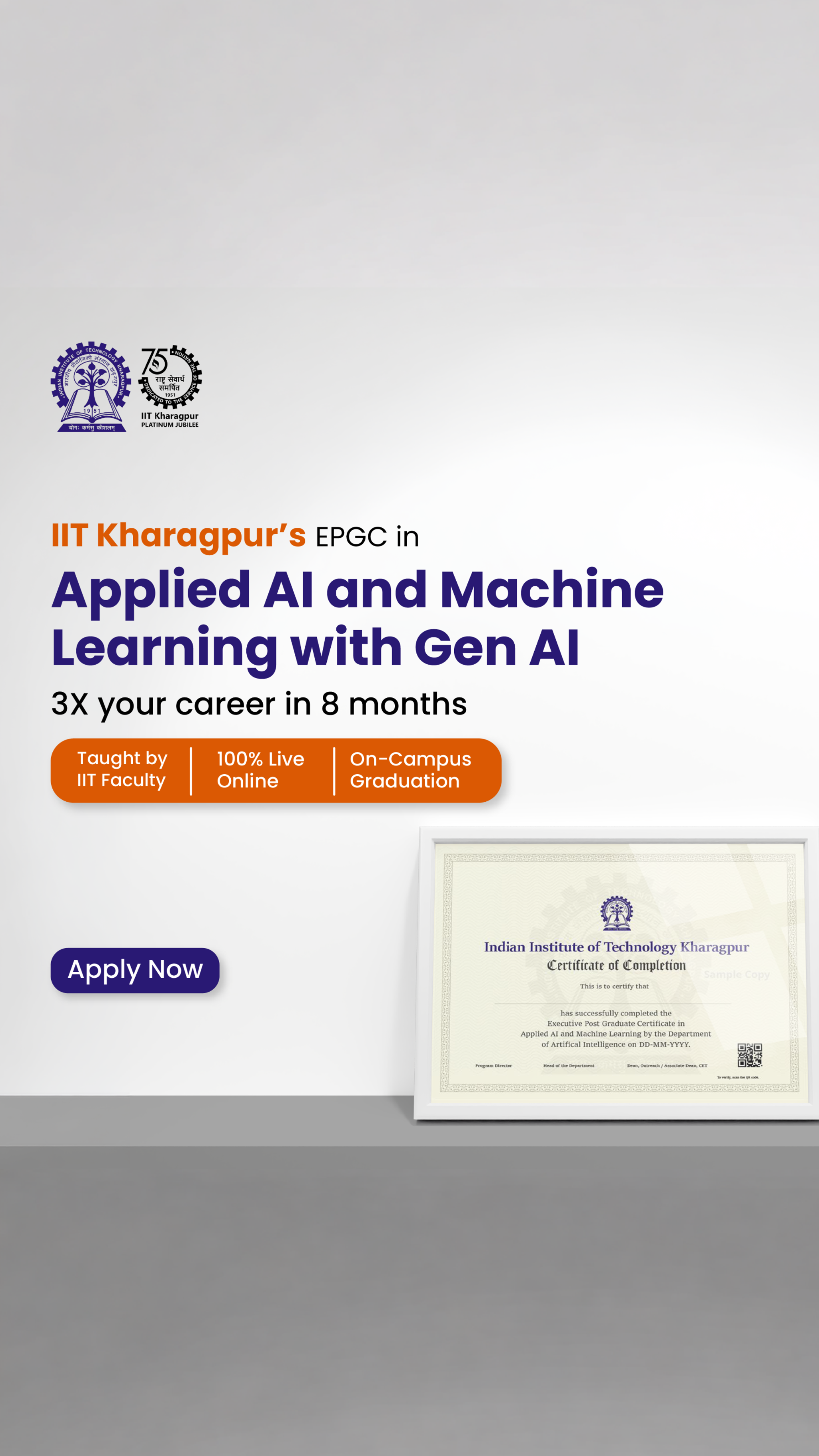 IIT KGP Online Facebook ad