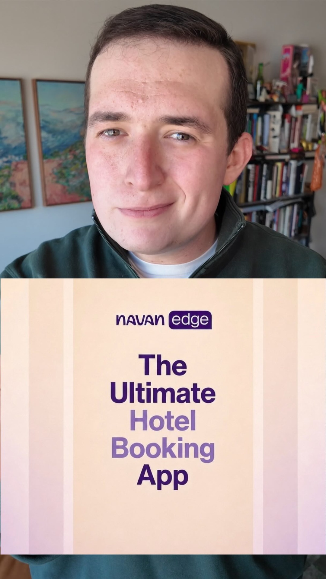 Navan Edge Facebook ad: Booking business travel just got smarter.