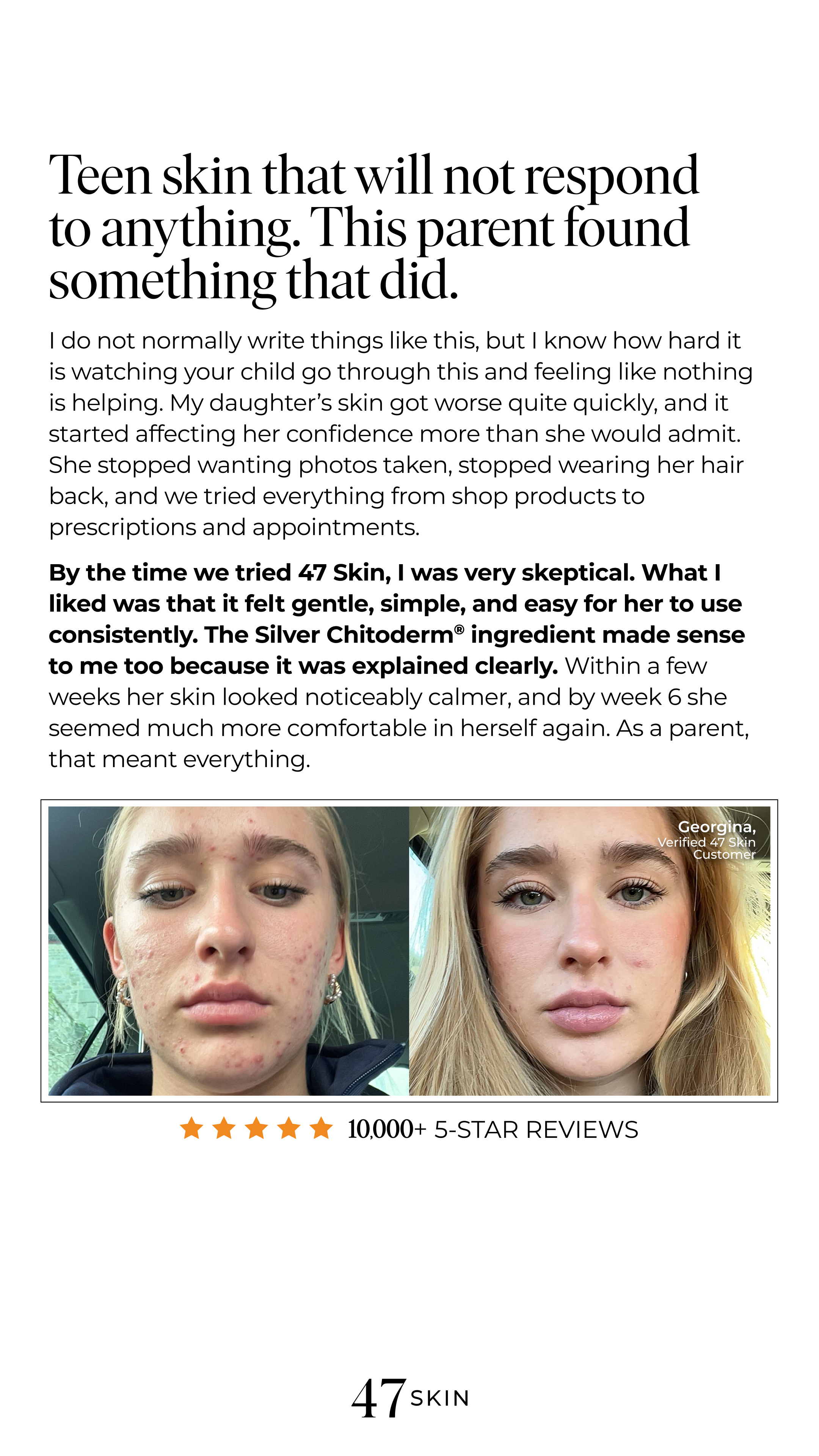 47Skin Facebook ad