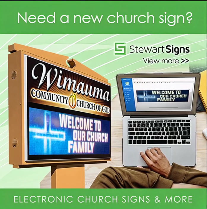 Stewart Signs Facebook ad: Church Signs That Inspire & Welcome