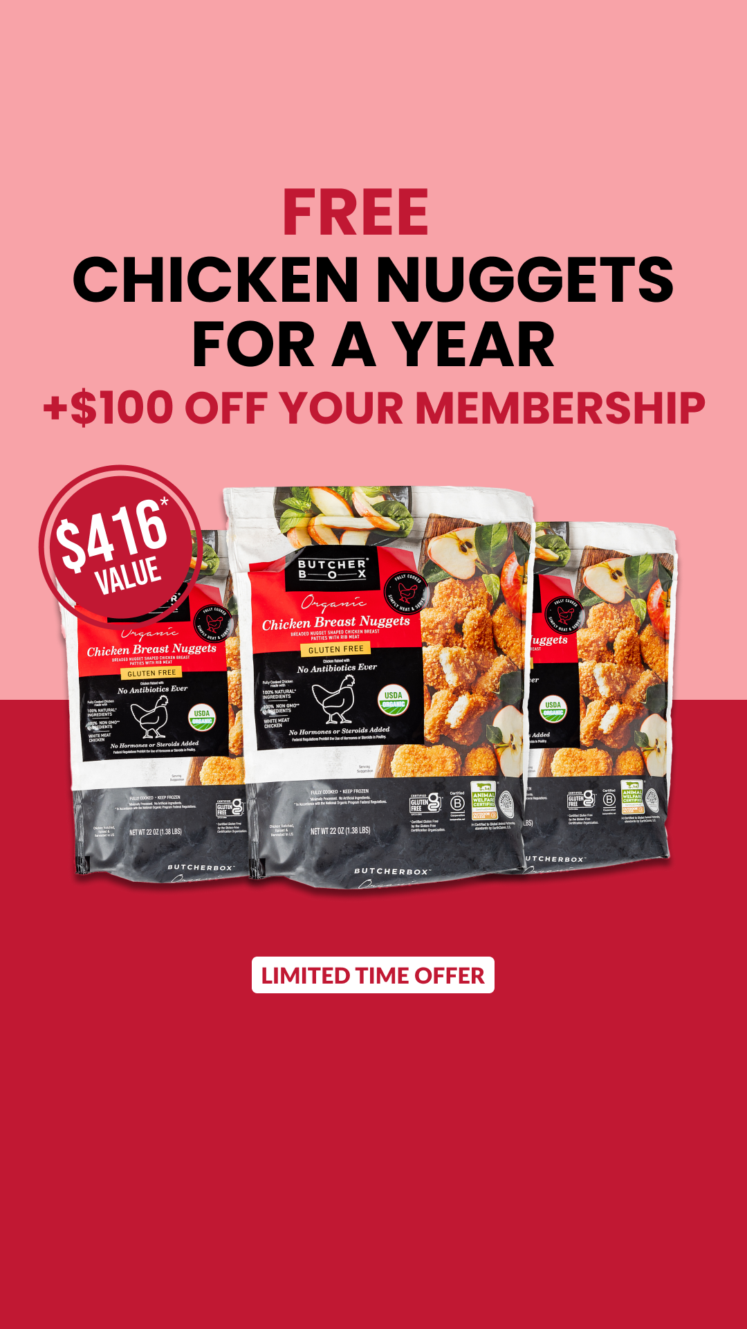 ButcherBox Facebook ad