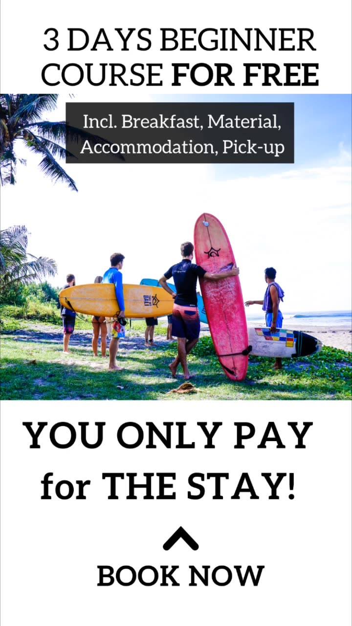 Surf WG Bali Surfcamp Facebook ad from Mar 19, 2025