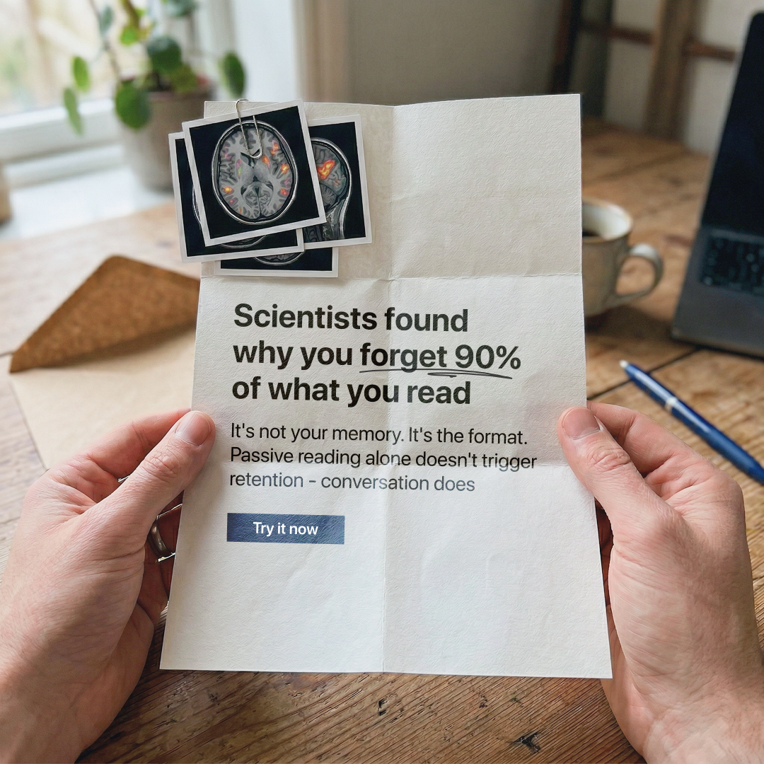 Speechify Facebook ad