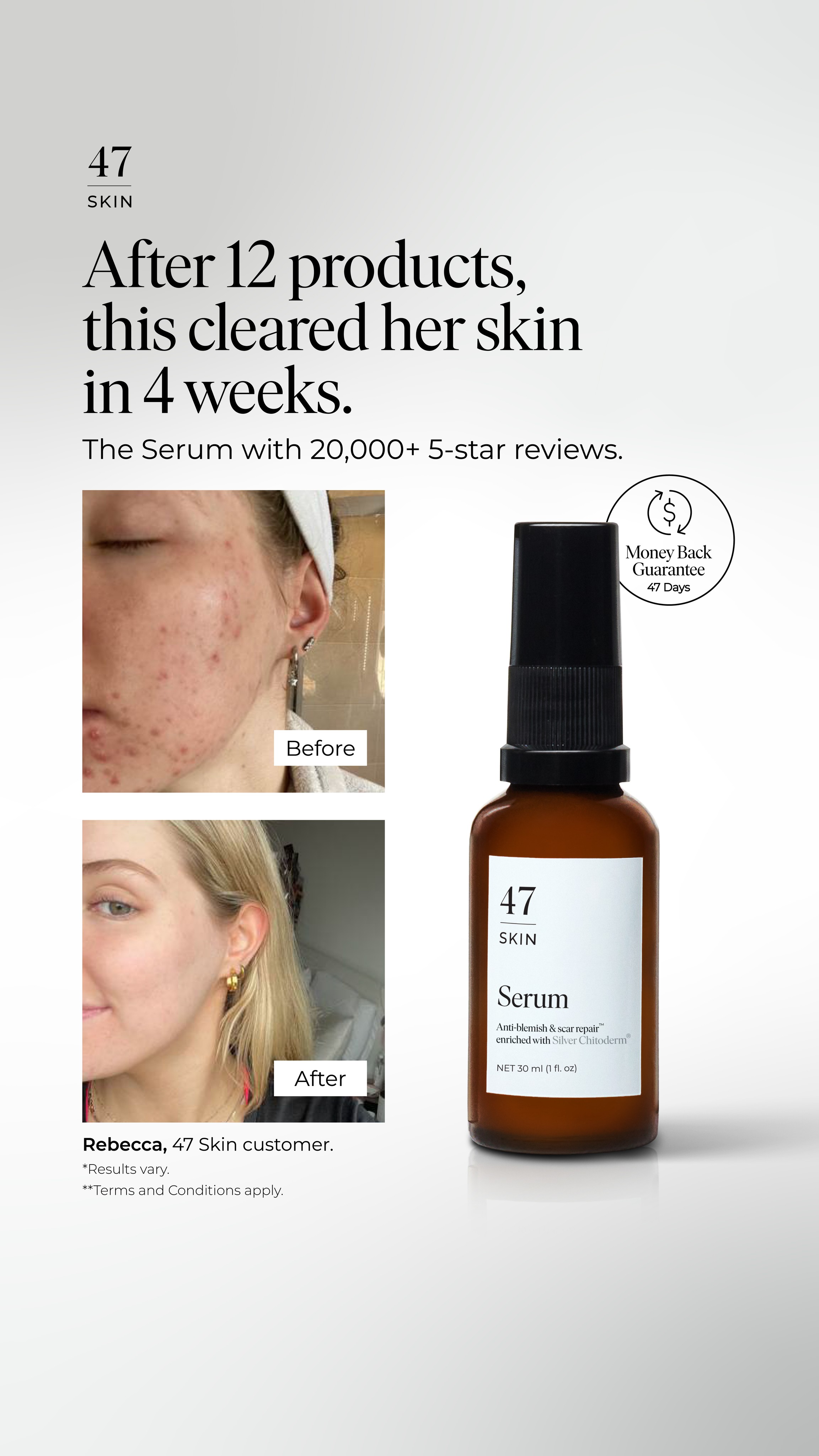 47Skin Facebook ad