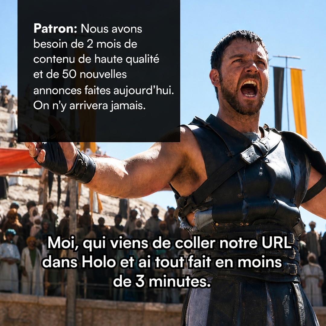 Holo Facebook ad