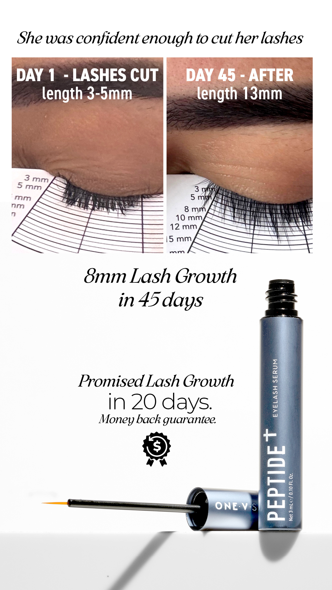 One V Salon Facebook ad