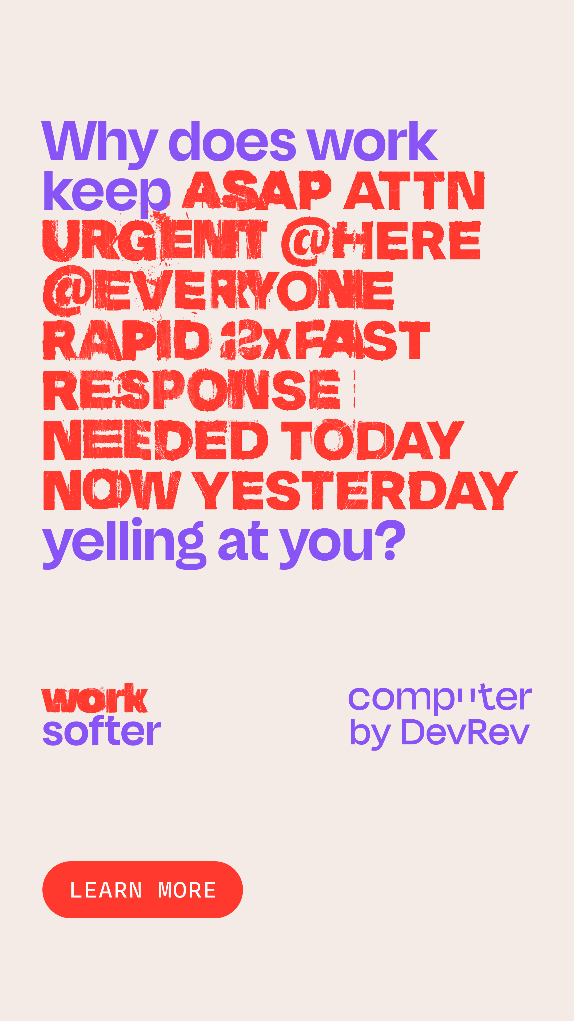 DevRev Facebook ad