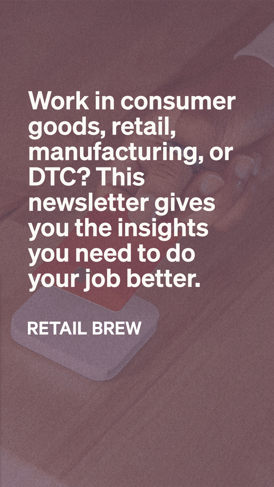 Retail Brew Facebook ad from Mar 10, 2026