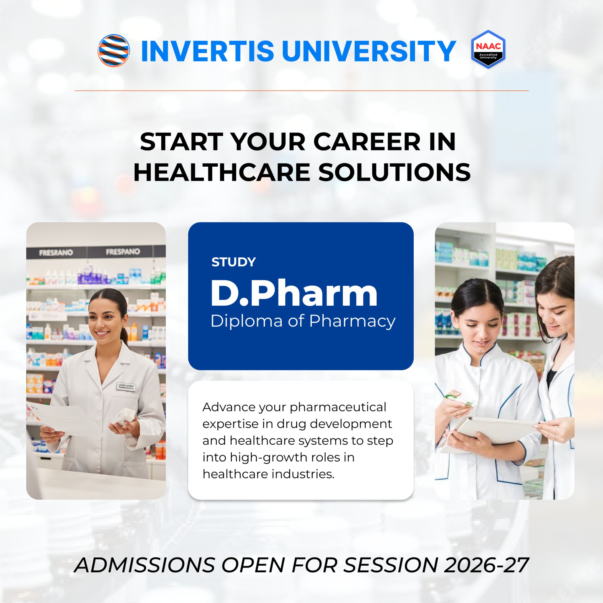 Invertis University Facebook ad