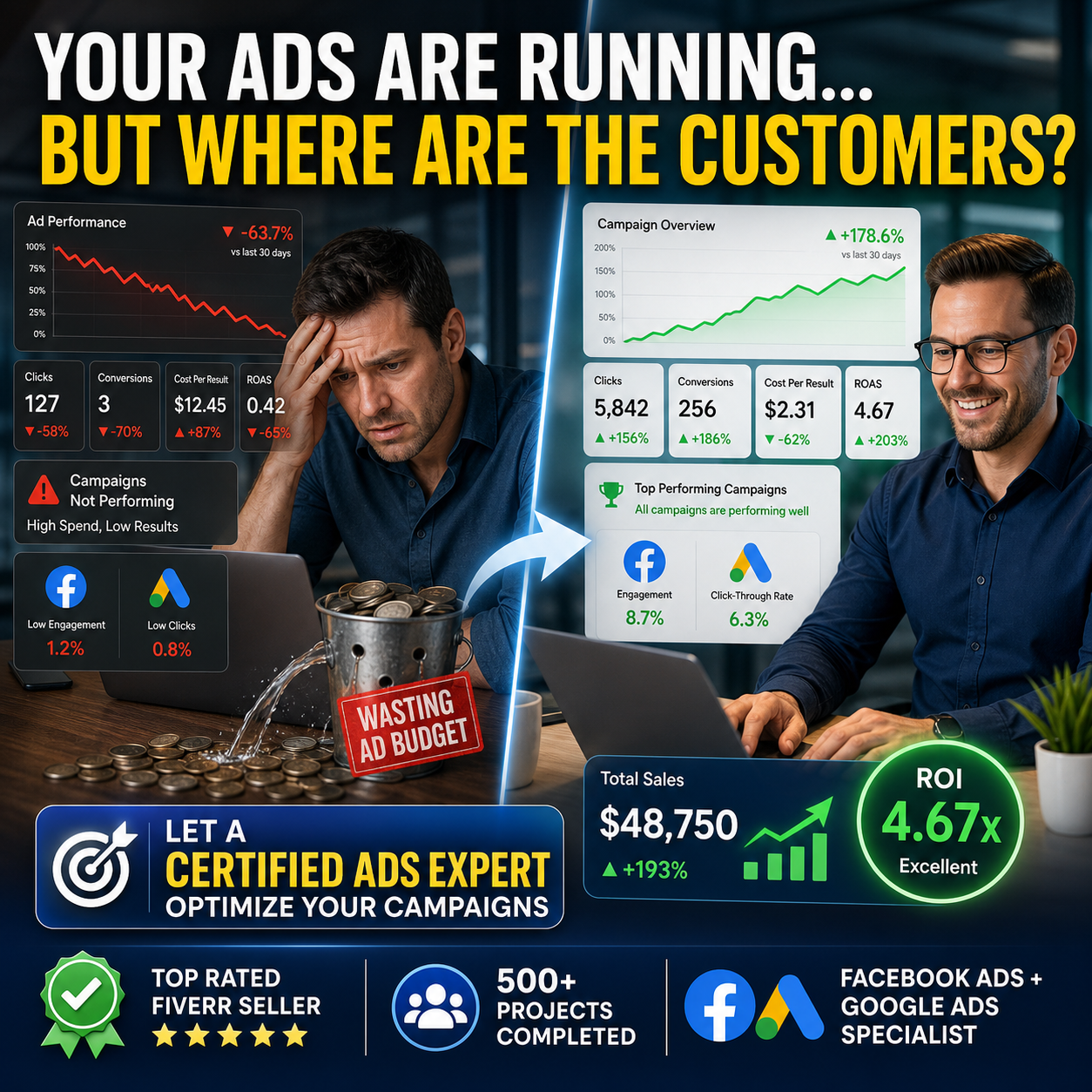 Ads With Hasan Facebook ad: Google Ads Experts