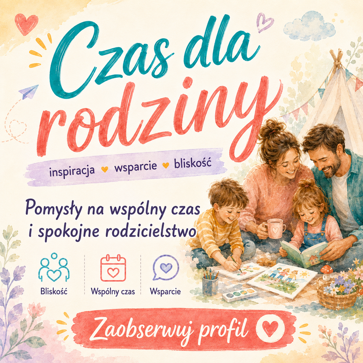 Czas dla rodziny Facebook ad: Portal dla rodziców i opiekunów o wychowaniu, relacjach…
